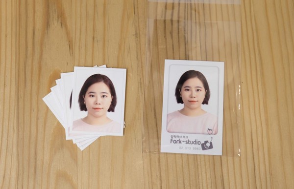 ▲韓國證件照拍攝修圖過程全公開。（圖／桑妮的一百種生活提供）