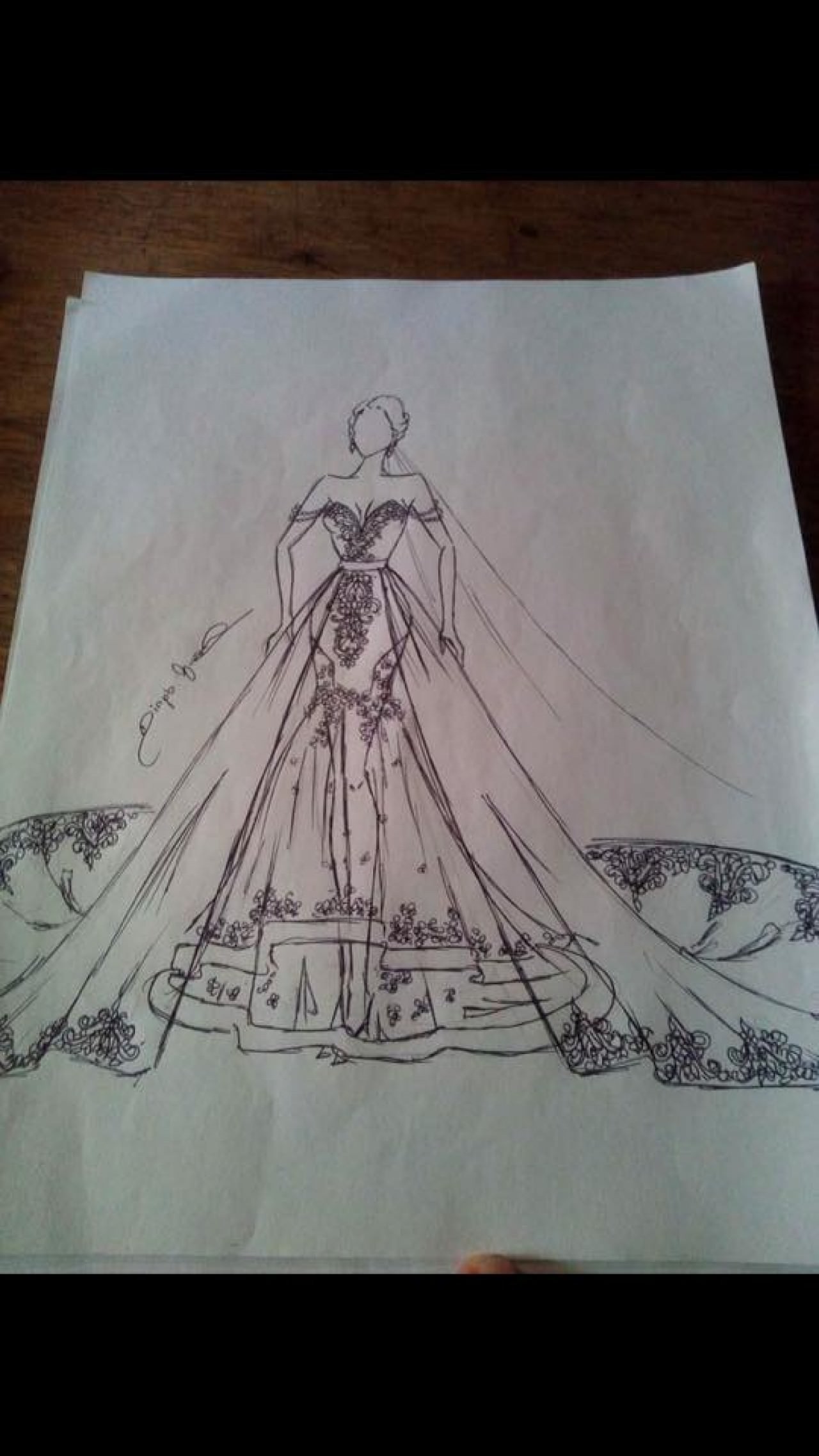 失敗的婚紗（圖／翻攝自Mhayo Arguelles臉書）