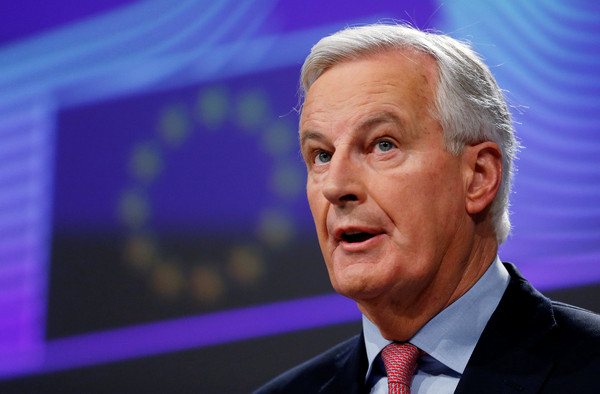 ▲▼ 歐盟首席談判代表巴尼耶（Michel Barnier）。（圖／路透社）