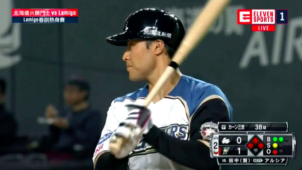 ▲田中賢介。（圖／翻攝CPBL.TV）