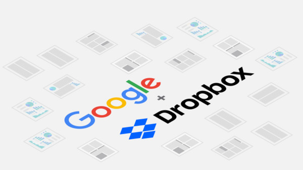 ▲Dropbox 與 Google 宣布聯手合作。（圖／翻攝 techcrunch）