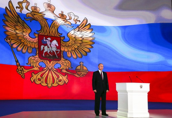 ▲▼ 俄羅斯總統普丁（Vladimir Putin）1日發表年度國情咨文。（圖／達志影像／美聯社） 