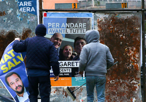 ▲義大利大選4日登場，年輕人卻不抱希望。（圖／取自路透社）