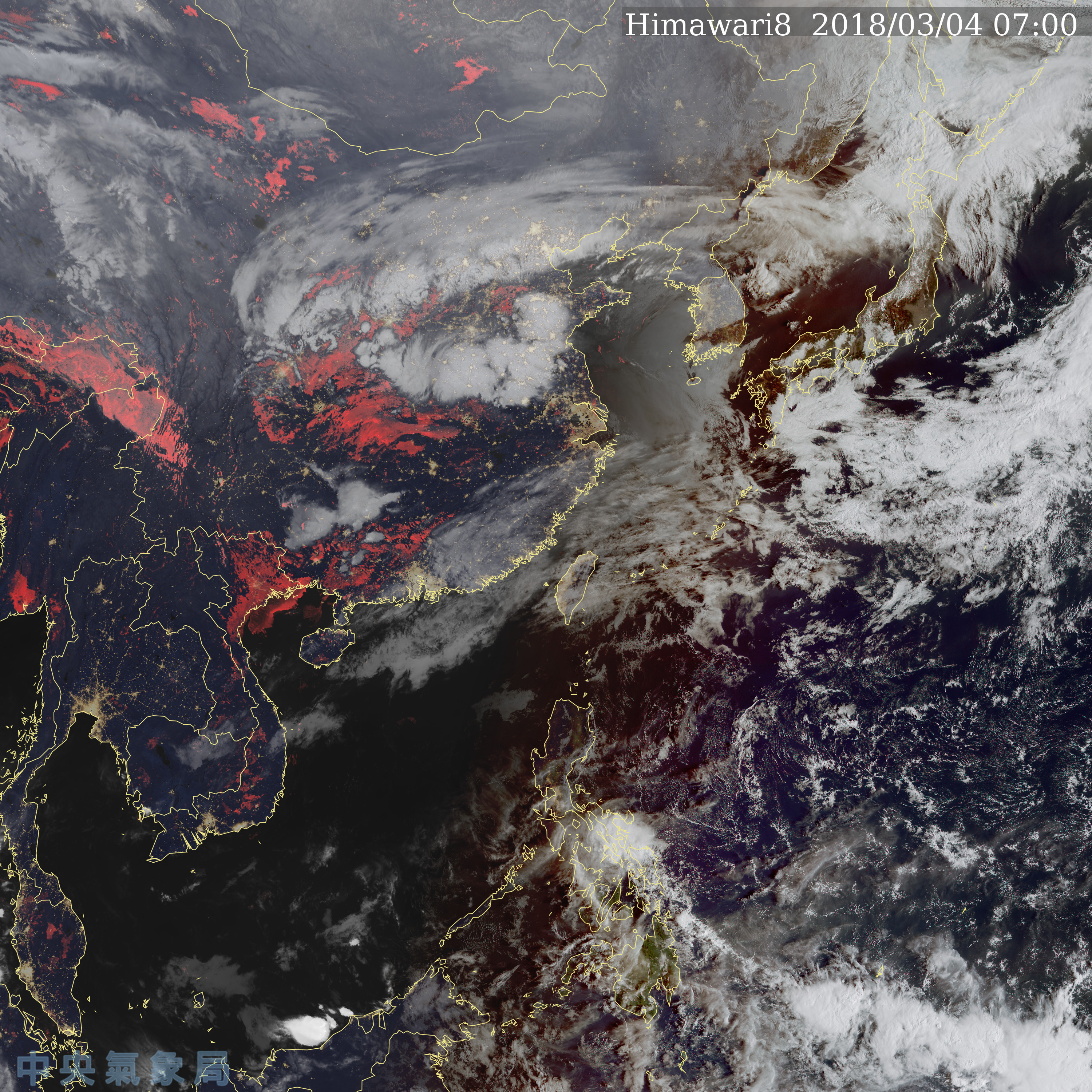 ▲兩波冷空氣要來了！3月5日（星期一）起全台猶如「回到冬季」。（圖／中央氣象局）