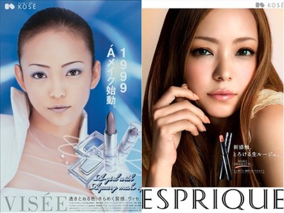 安室奈美惠細眉毛＆藍眼影進化史　高絲20年、23個廣告精彩回顧