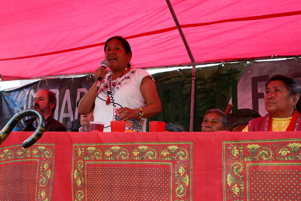 ▲墨西哥第一位女性土著總統候選人Marichuy（圖／路透）