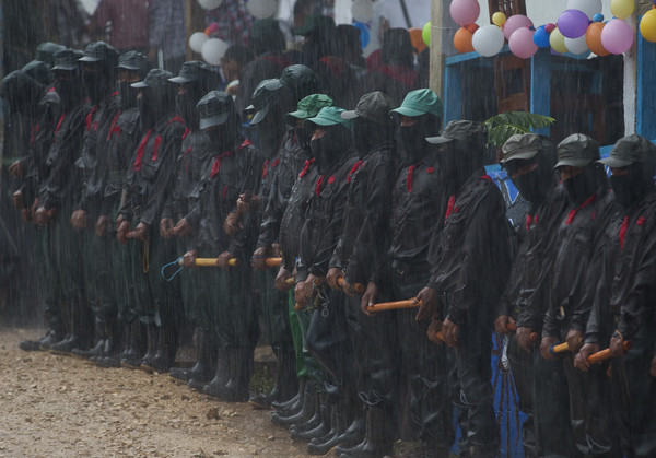 ▲▼薩帕塔民族解放軍(Zapatista National Liberation Army)。查巴達,墨西哥原住民,墨西哥印地安人（圖／美聯社）