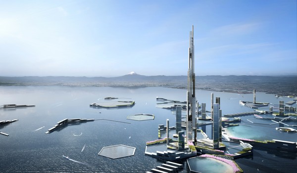 ▲提案中的2045年世界最高塔計畫在東京。（圖／Kohn Pedersen Fox Associates 網站）