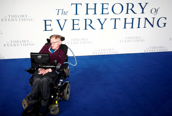 ▲英國物理學家霍金（Stephen Hawking）,愛的萬物論。（圖／路透社）