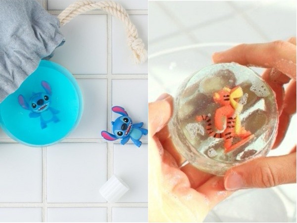 ▲迪士尼公仔藏在香皂內，狂洗手就能「解除封印」。（圖／翻攝自www.10x10.co.kr）