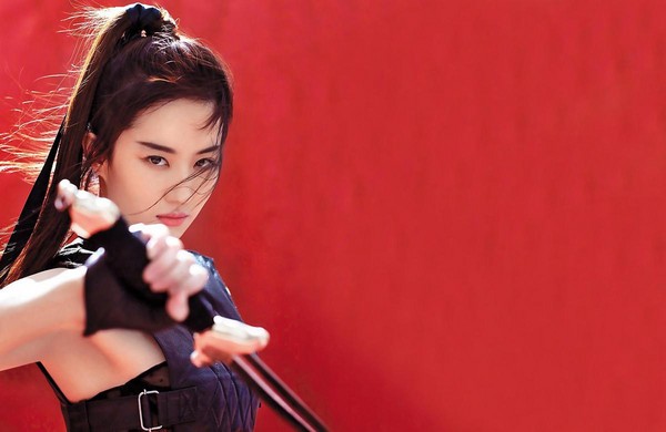 中國女星劉亦菲獲選主演耗資上億美元拍攝的真人版電影《花木蘭》。（翻攝自迪士尼電影微博）