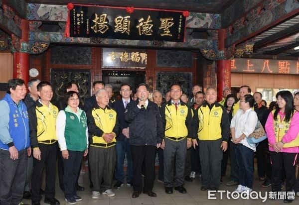 ▲桃園市龜山區坪頂地區的「菜公堂福德宮」、於土地公生當天舉行揭匾。（圖／桃園市政府提供）