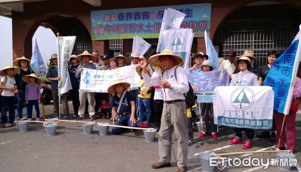▲台灣水資源保育聯盟，18日串連北中南各地公民團體，舉辦守護水資源活動。（圖／台南環盟提供）