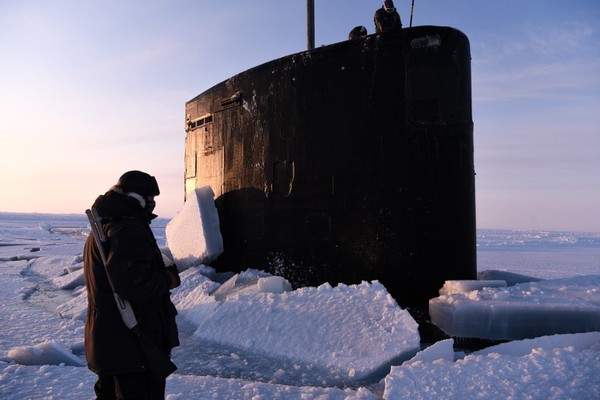 ▲▼「2018北極圈冰上演訓」(ICEX 2018)。哈特福德號(USS Hartford)潛艦。（圖／翻攝自美國海軍官網）