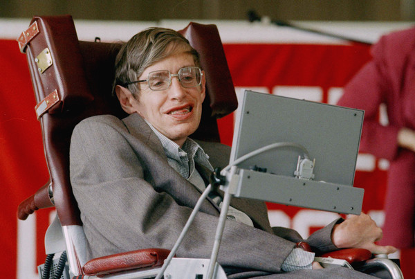 ▲▼英國物理學家史蒂芬‧霍金（Stephen Hawking）在1993年於西雅圖的照片。（圖／達志影像／美聯社）