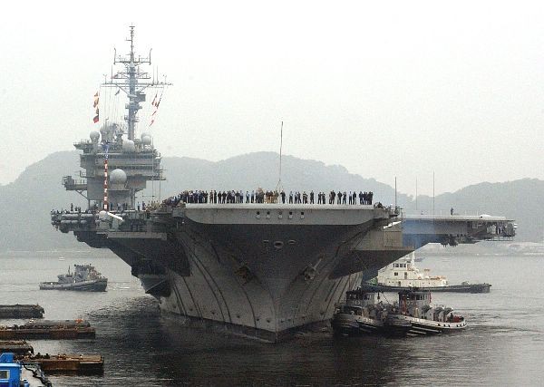 ▲▼美軍常規動力航母小鷹號(USS Kitty Hawk CV-63)，目前已經退役。（圖／翻攝自美國海軍官網）