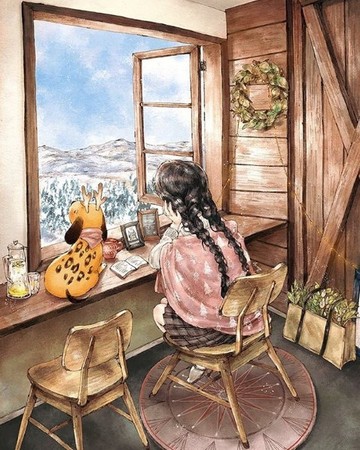 ▲南韓插畫家描繪一個人生活。（圖／翻攝自instagram＠_aeppol）