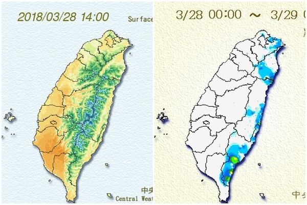 ▲▼冬衣別收！清明連假恐「寒潮爆發」變天　強冷空氣降溫先雨後冷。（圖／中央氣象局）