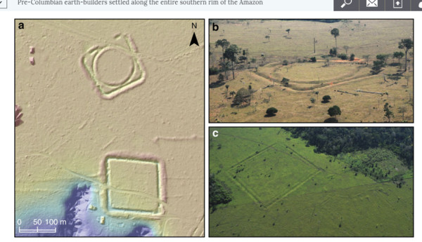 ▲▼ 亞馬遜（Amazon）上游處過去被視為無人區的塔帕若斯盆地（Tapajós Basin）地區，其實在600多年前是百萬人口的居住地。（圖／翻攝自《Nature Communications》網站）
