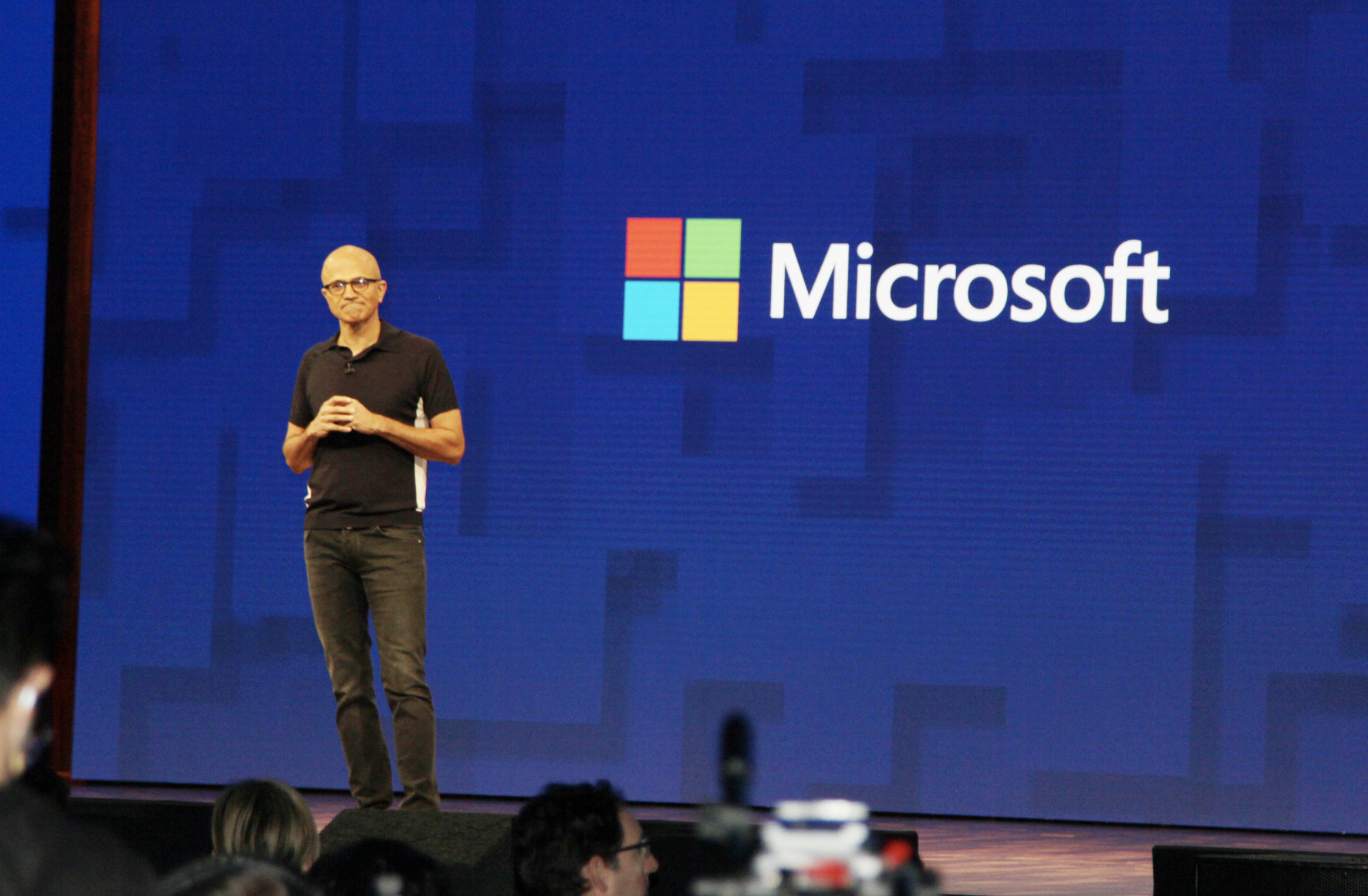 ▲微軟現任執行長 納德拉（Satya Nadella)。（圖／記者洪聖壹攝）