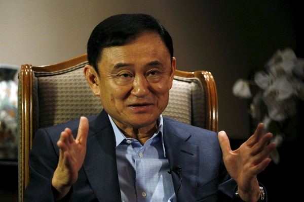 ▲▼泰國前總理戴克辛（Thaksin Shinawatra）塔克辛。（圖／路透）