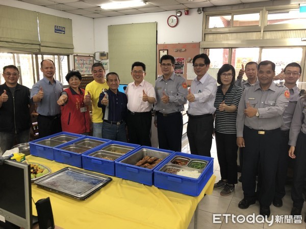 ▲台南市警四分局【安平伙食團】正式成立，提供員警營養好吃的膳食。（圖／警方提供）