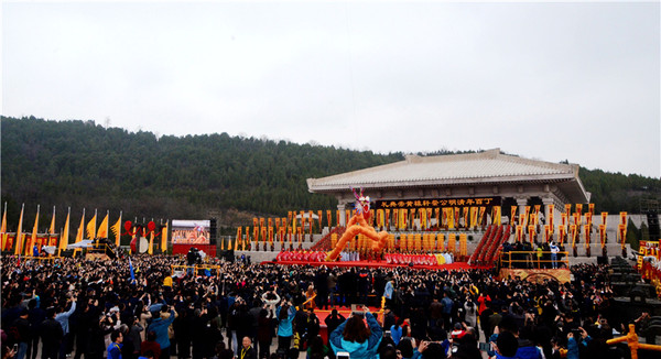 ▲清明公祭軒轅黃帝典禮。（圖／翻攝自西部網－陝西新聞網）