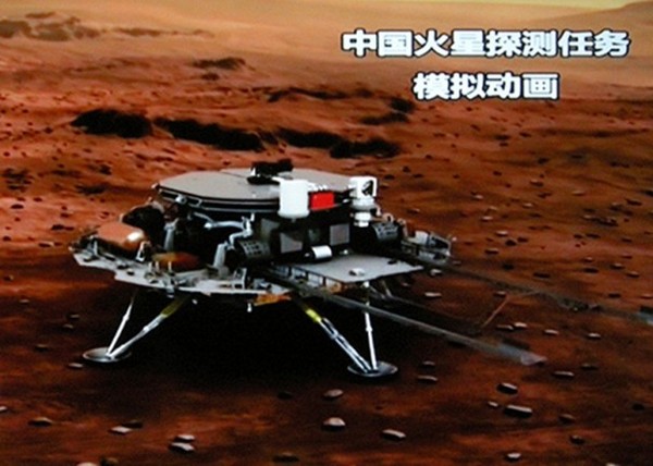 ▲中國大陸火星探測器。（圖／央視）