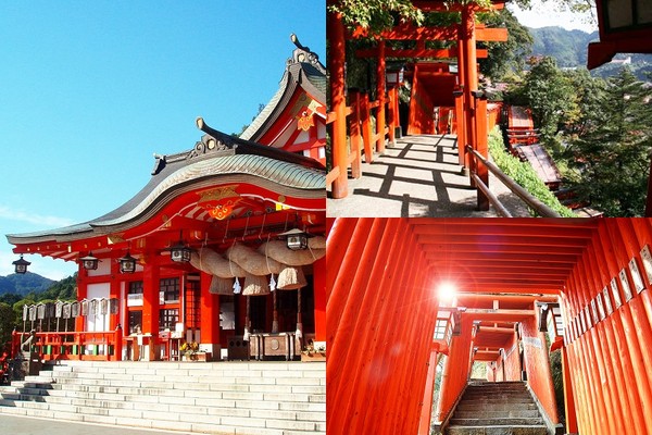 ▲太皷谷稲成神社朱紅色的鳥居數量高達1200座(圖/翔笙旅遊)