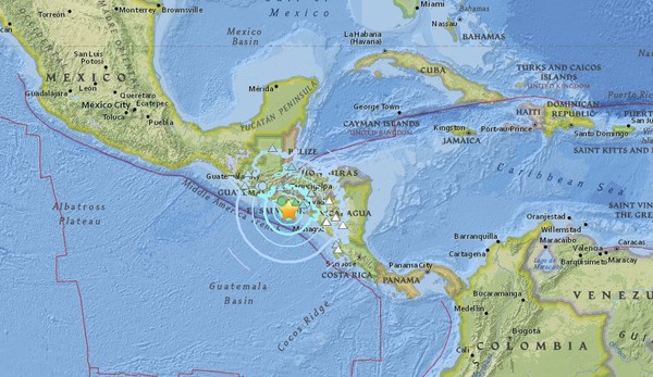 ▲▼薩爾瓦多5.9地震。(圖／翻攝自美國地質調查所官網)