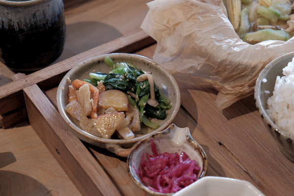 ▲新竹市日式風格蔬食料理「井家Tea House」。（圖／男子的日常生活提供）