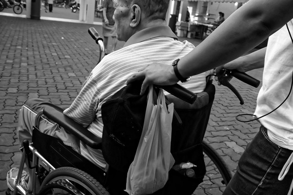 ▲老年,老人,阿公,爺爺,輪椅,生病,復健,照顧,長期照顧,居家照顧。（圖／翻攝自pixabay）