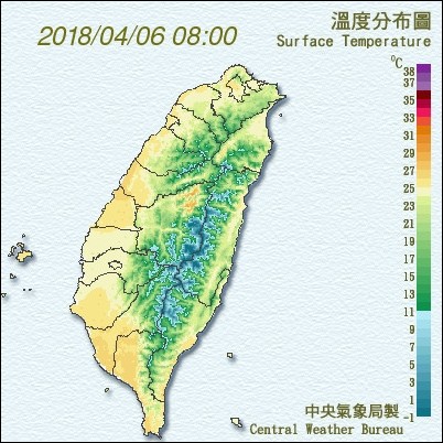 ▲20180406。（圖／中央氣象局）