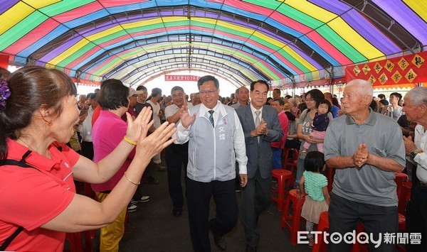 ▲鄭文燦出席「桃園市范姜宗親會祭祖暨會員大會 」。（圖／桃園市政府提供）