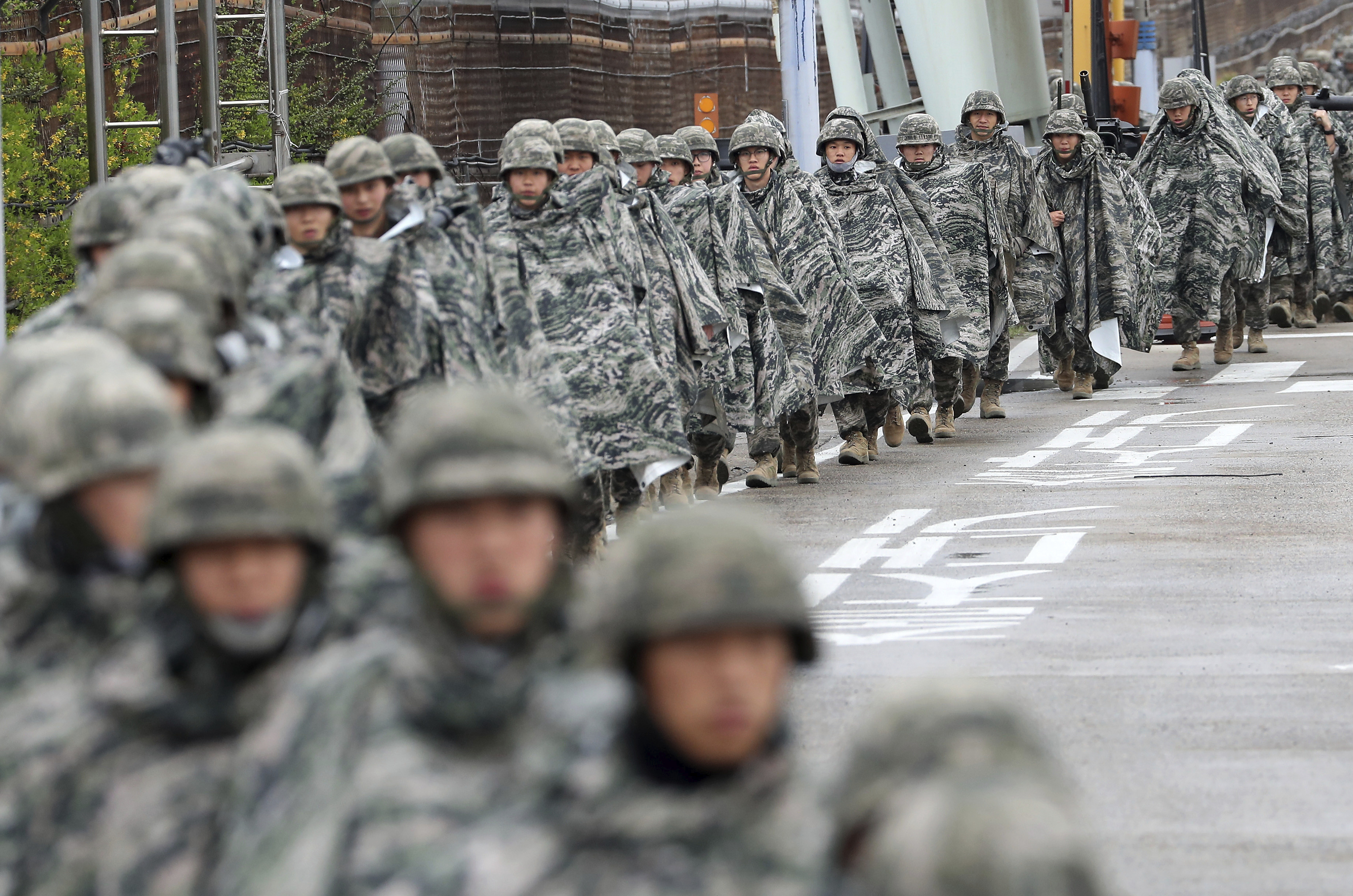 ▲▼美韓軍方4月5日舉行年度軍事演習。（圖／達志影像／美聯社）