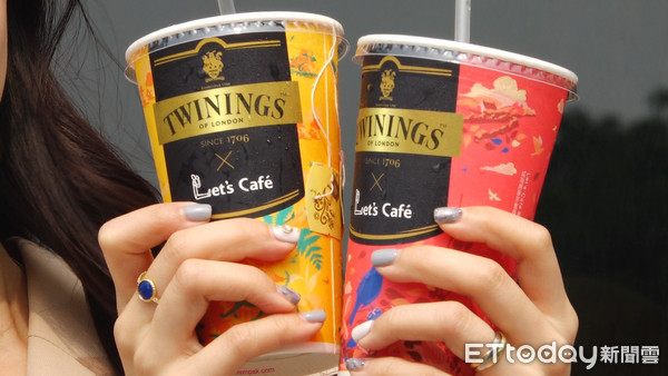 全家Let`s Café  X Twinings聯名推果茶 變身英倫茶館（圖／記者謝盛帆攝）