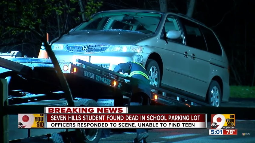 美國16歲高中生普拉許（Kyle Plush）離奇在車內窒息身亡。（圖／翻攝WCPO）