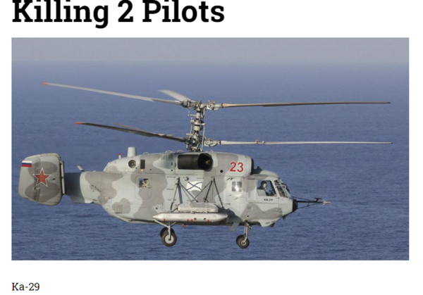 ▲▼ 俄羅斯一架軍用直升機於當地12日深夜23點30分墜毀波羅的海水域，機上2名機組員喪命。（圖／翻攝自《莫斯科時報》）