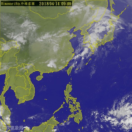 ▲▼ 白天暖熱，今夜轉有雨，明凌晨起氣溫漸降。（圖／中央氣象局）