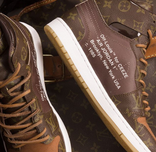 Louis Vuitton x Off-White x Air Jordan 1 Customs debuts to celebrate Vigil  Abloh's appointment - LUXUO