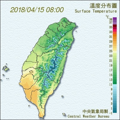 ▲20180415。（圖／中央氣象局）