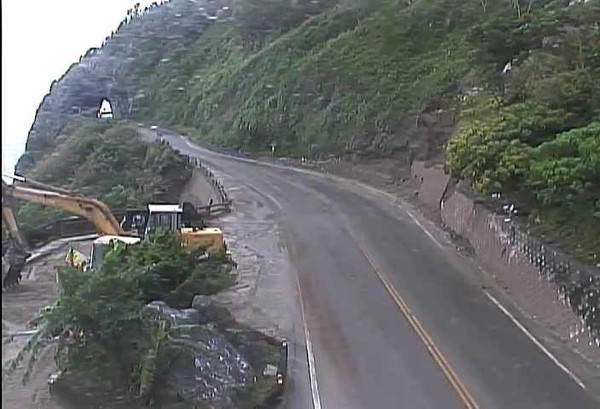 ▲▼蘇花公路168K坍方連夜搶修，目前雙向通車。（圖／省道即時交通資訊網）