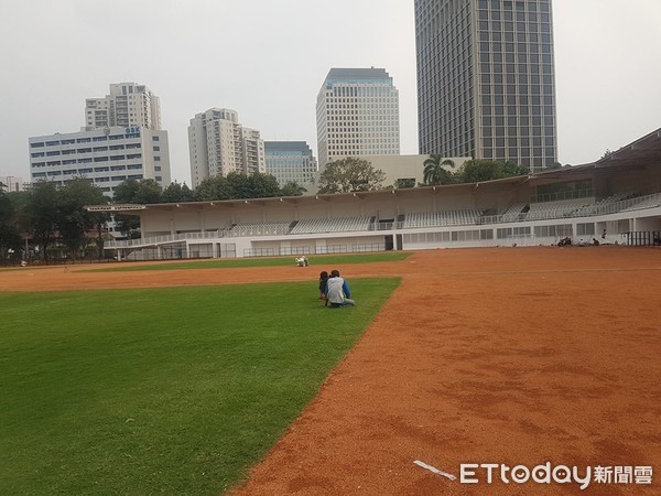 ▲印尼亞運Gelora Bung Karno賽區棒球場。（圖／記者歐建智攝）
