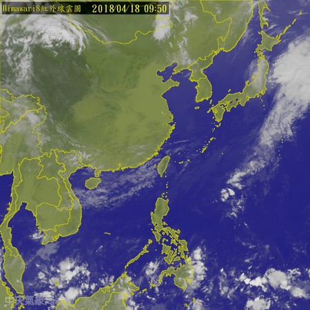 ▲▼天氣回穩到下周一,下周二再有鋒面報到。（圖／翻攝自氣象局）