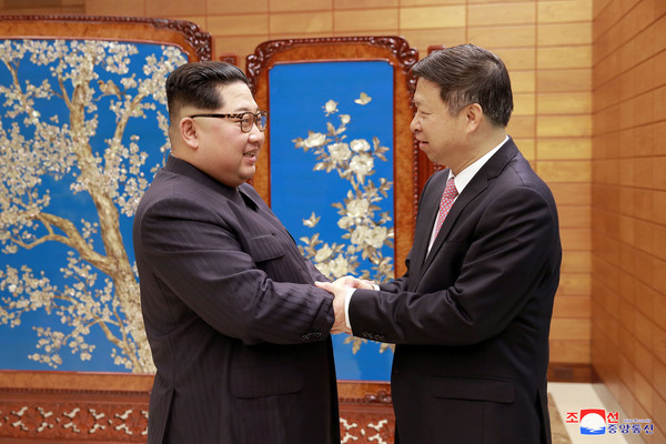 ▲▼ 北韓領導人金正恩再度接見中國中央對外聯絡部部長宋濤。（圖／朝中社）