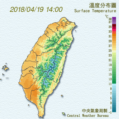 ▲▼ 再熱3天！鋒面帶大雨又來了　「30度降剩18度」北台轉濕涼。（圖／中央氣象局）