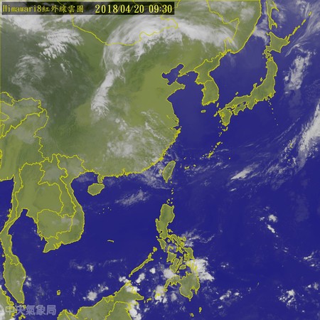 ▲▼周末像夏天炎熱，下周二鋒面通過。（圖／氣象局）