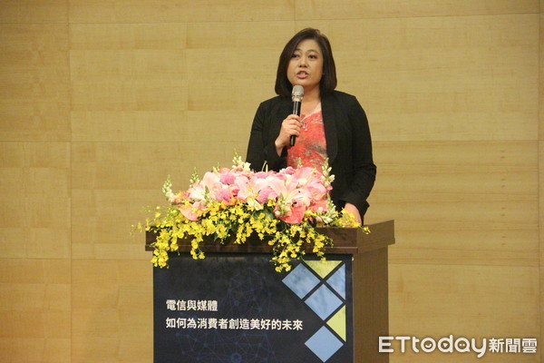 ▲▼NCC主委詹婷怡出席台灣通訊學會主辦的「電信與媒體如何為消費者創造美好的未來研討會」。（圖／記者林昱均攝）