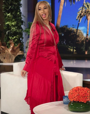 ▲▼Cardi B。（圖／翻攝自Ellen Instagram）