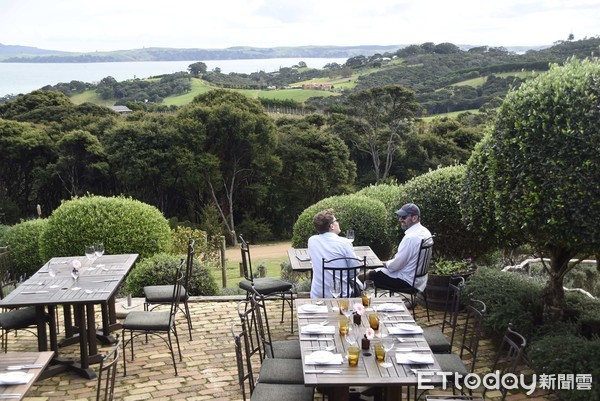 ▲Mudbrick Vineyard & Restaurant,紐西蘭激流島,Waiheke Island 。（圖／記者陳涵茵攝）